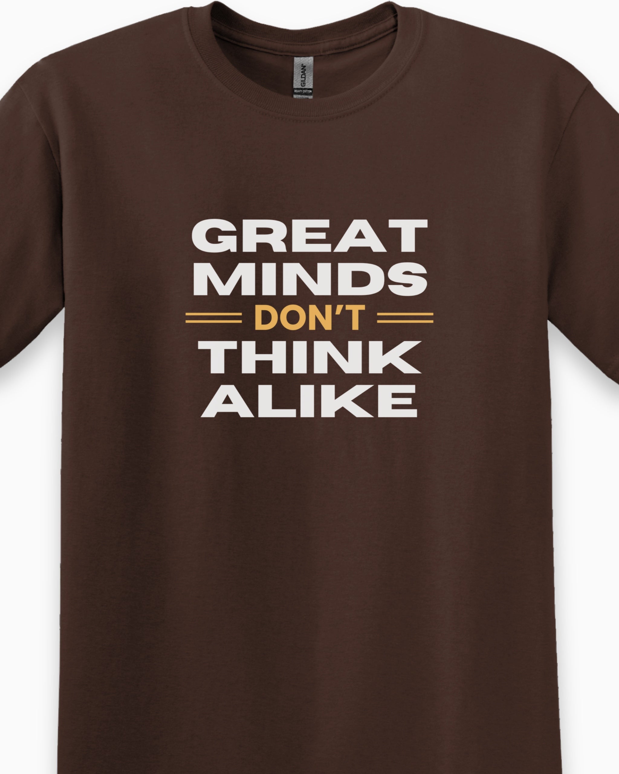 Great Minds Don't Think Alike Tee-Neurodiversity, ADHD & Autism Awareness & Acceptance T-Shirt by Daily Bloom