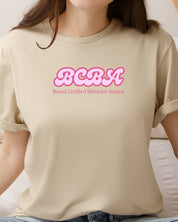 BCBA Groovy Tee-Neurodiversity, ADHD & Autism Awareness & Acceptance T-Shirt by Daily Bloom