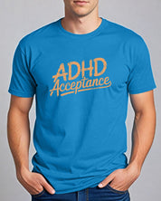 ADHD Acceptance Grunge Style Tee-Neurodiversity, ADHD & Autism Awareness & Acceptance T-Shirt by Daily Bloom