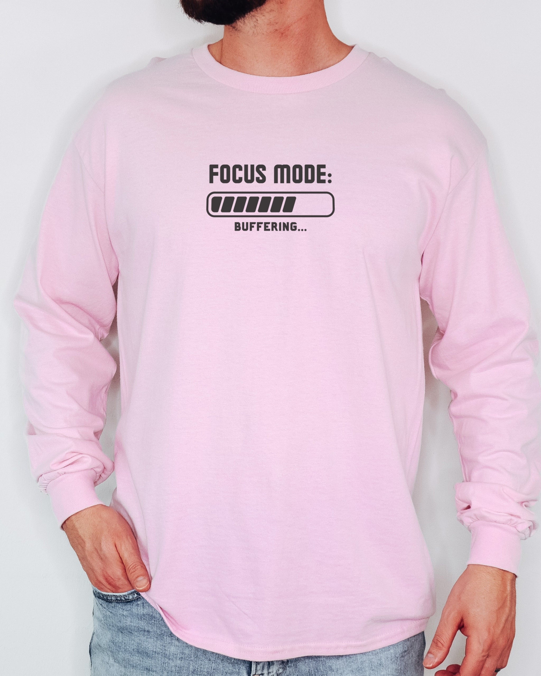 ADHD Focus Mode Buffering Long Sleeve T-Shirt