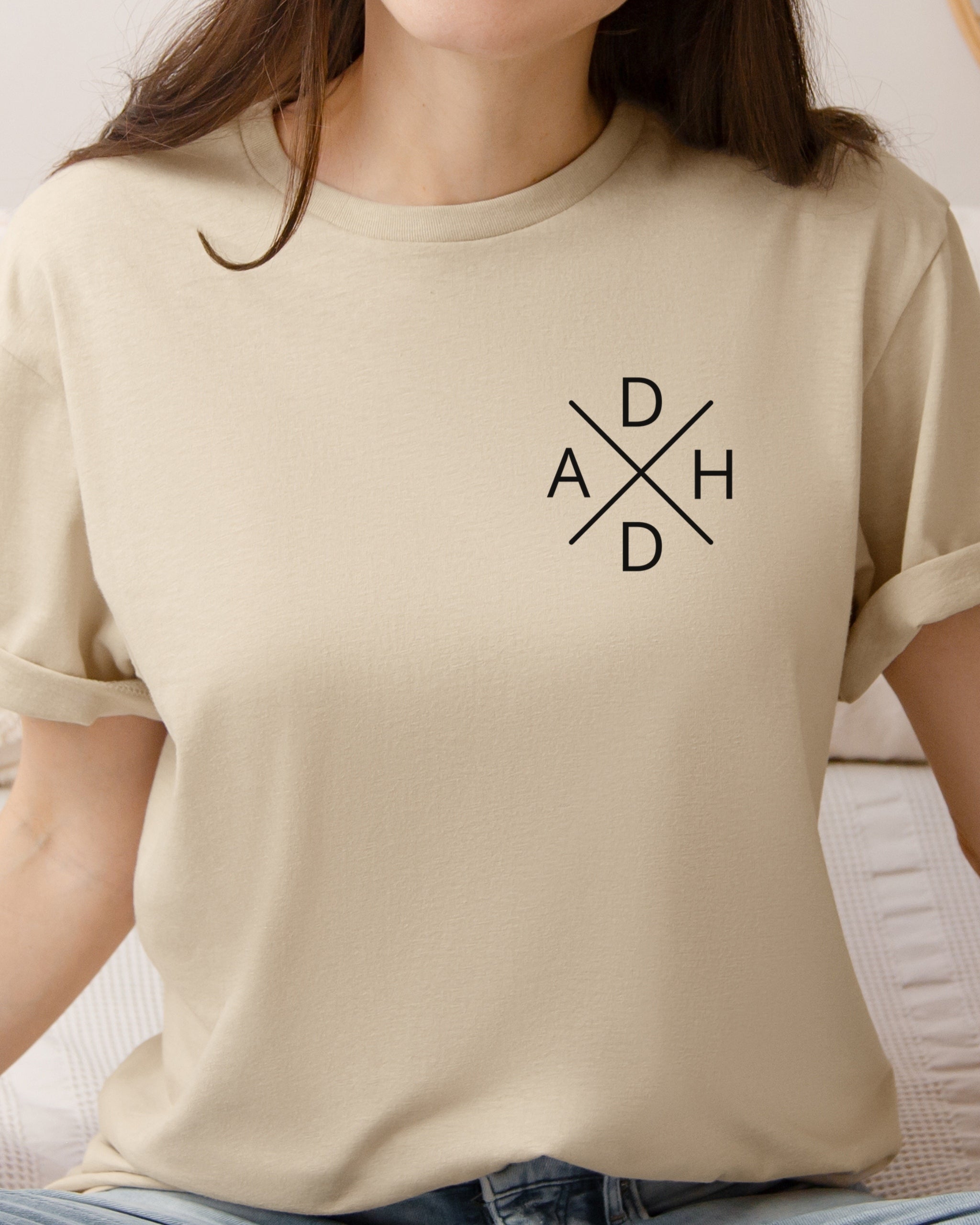 ADHD Cross Tee-Neurodiversity, ADHD & Autism Awareness & Acceptance T-Shirt by Daily Bloom