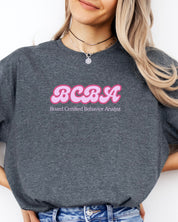 BCBA Groovy Tee-Neurodiversity, ADHD & Autism Awareness & Acceptance T-Shirt by Daily Bloom