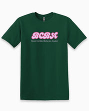 BCBA Groovy Tee-Forest Green-Neurodiversity, ADHD & Autism Awareness & Acceptance T-Shirt by Daily Bloom