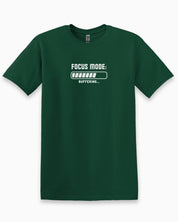 ADHD Focus Mode Buffering Tee-Forest Green-Neurodiversity, ADHD & Autism Awareness & Acceptance T-Shirt by Daily Bloom